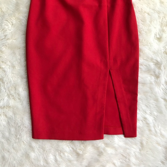 NWT Likely Red One Shoulder Cutout Lisette Dress - Picture 12 of 15
